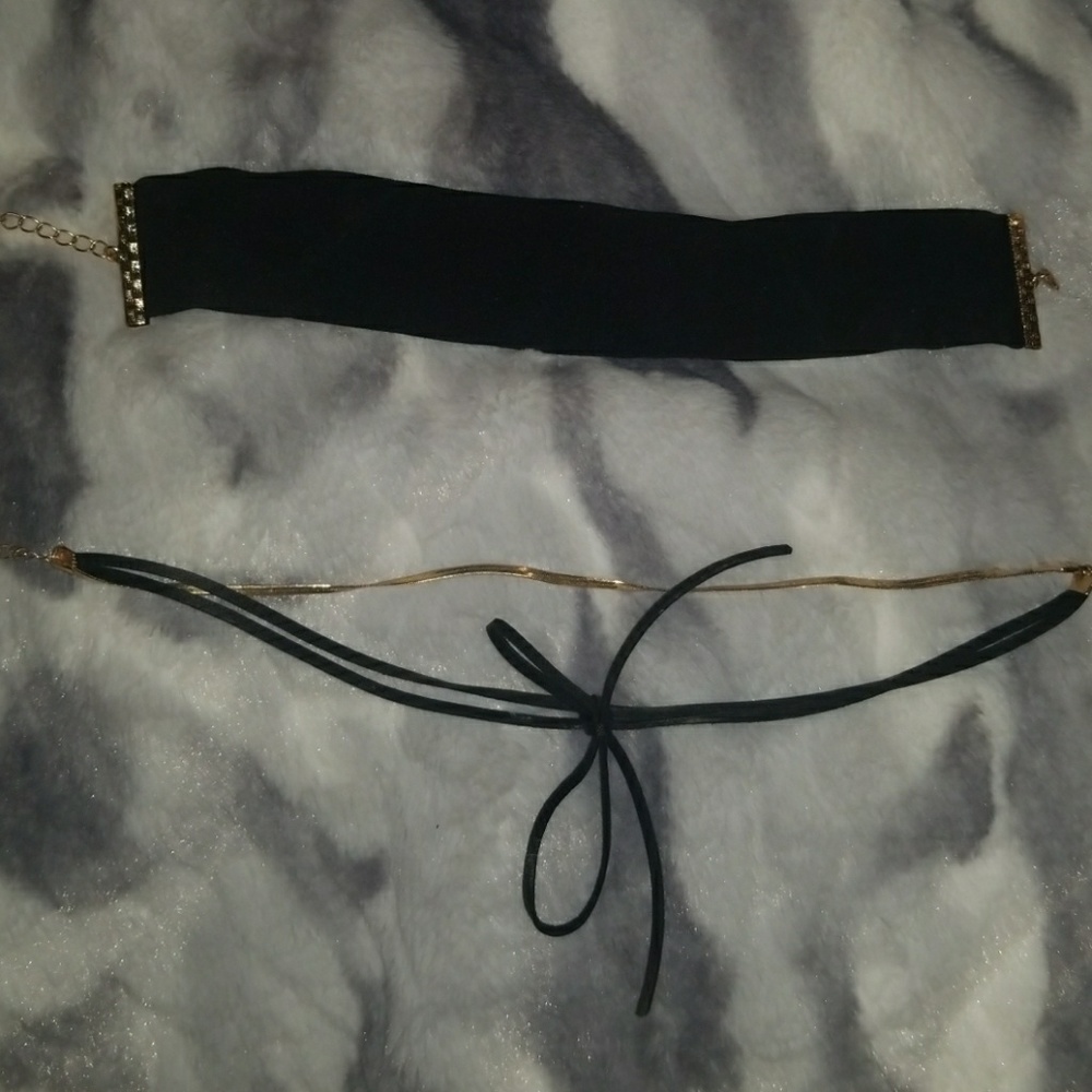 2 - Forever 21 chokers